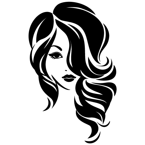 Sticker mannequin coiffure